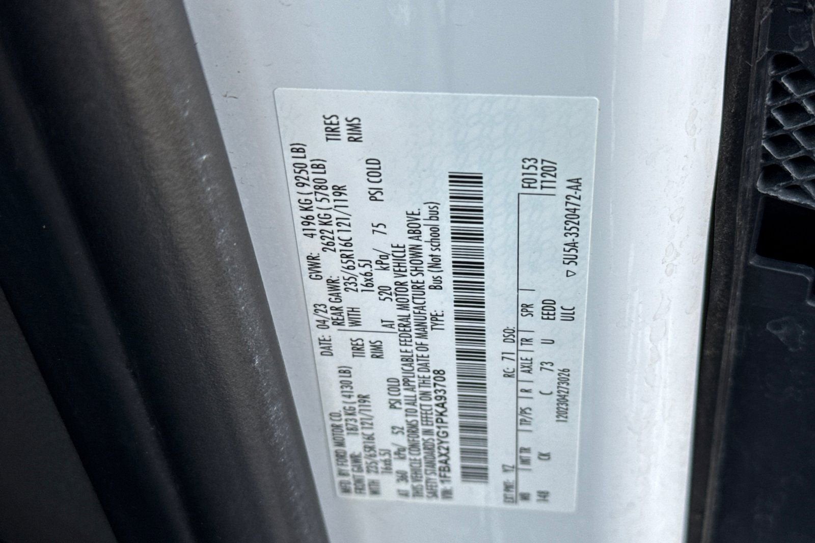 2023 Ford Transit Passenger Wagon XL