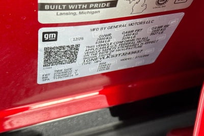 2026 Chevrolet Traverse RS