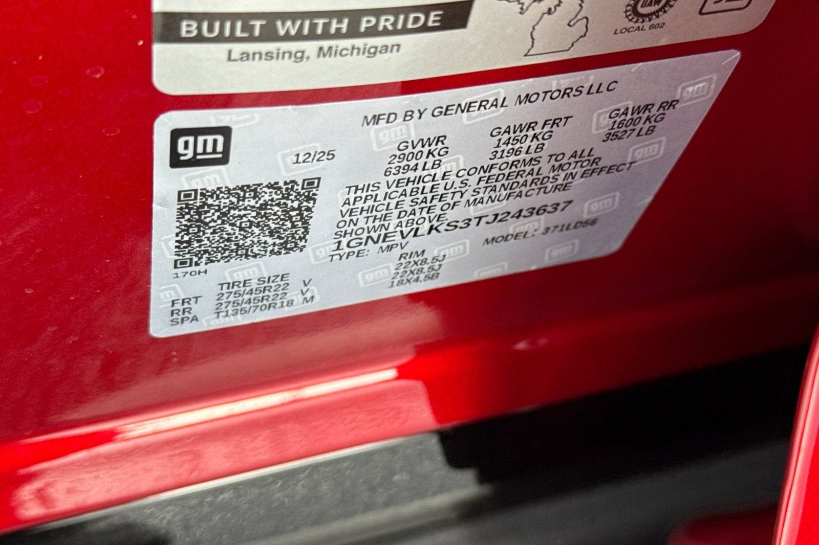 2026 Chevrolet Traverse RS