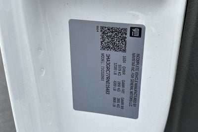 2024 Chevrolet Express Cutaway 3500 1WT