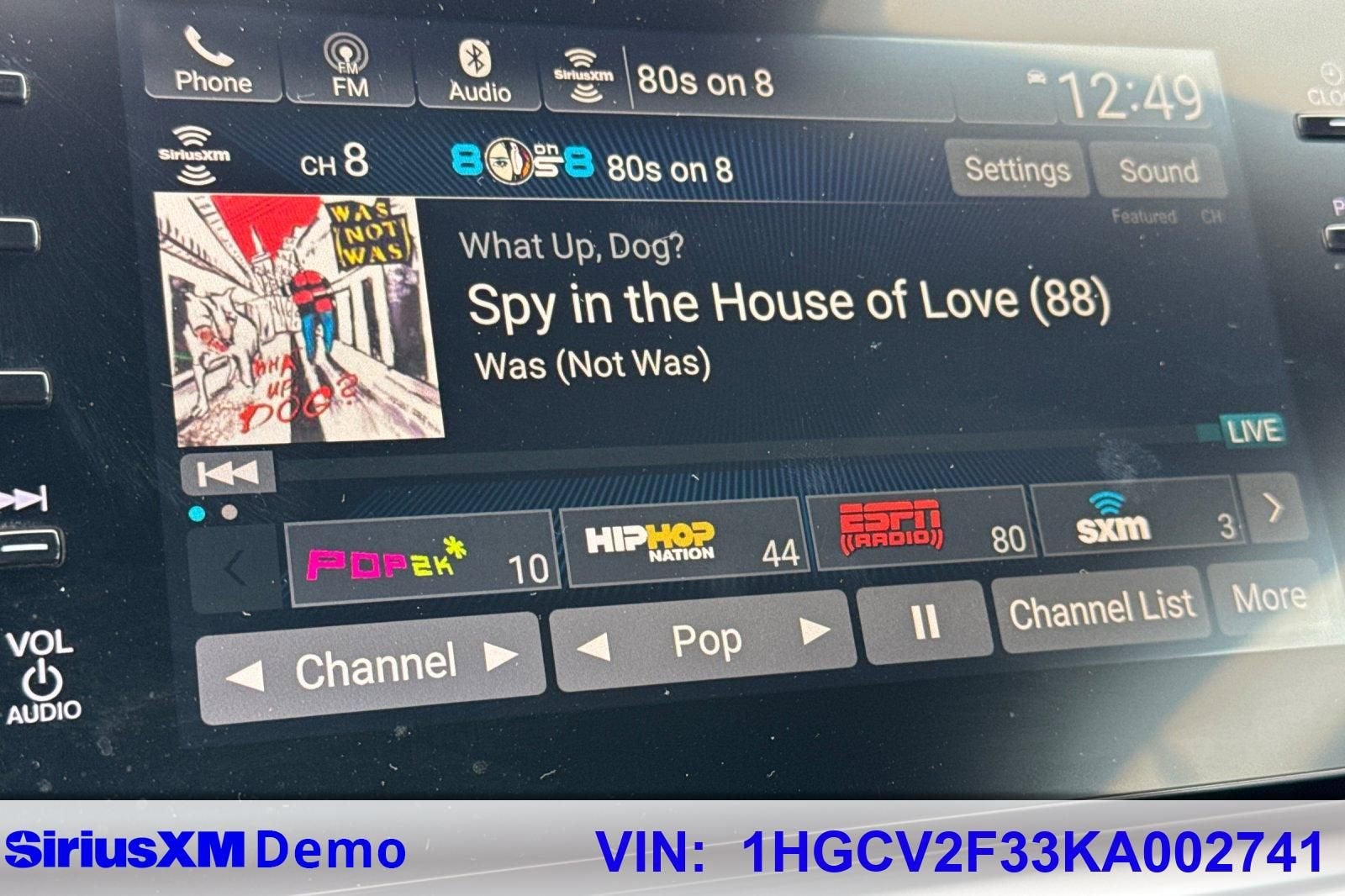 2019 Honda Accord Sedan Sport 2.0T