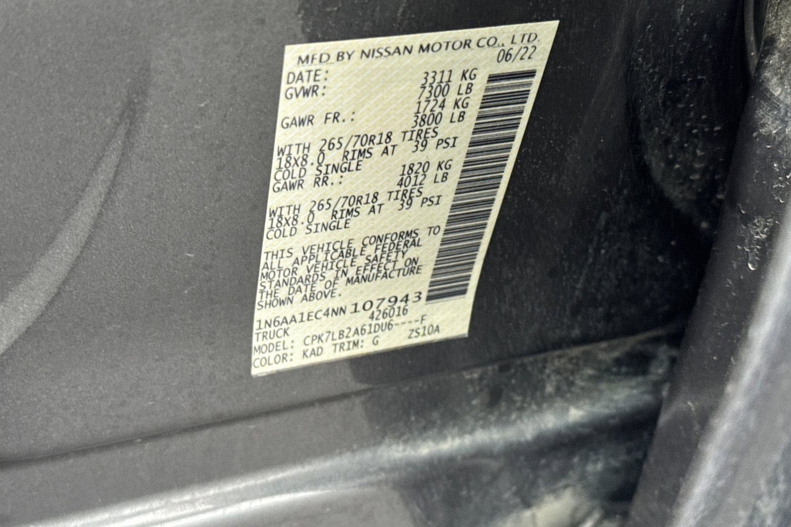 2022 Nissan Titan SV